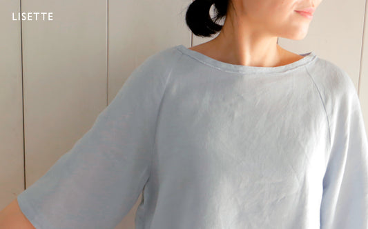 夏に着たいTシャツのようなリネンの半袖シャツ