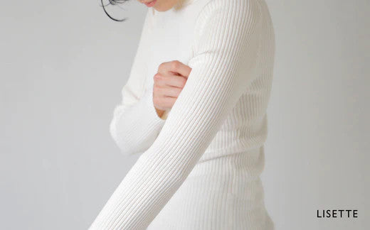 【新色登場】素肌に気持ちがいい、定番リブニット