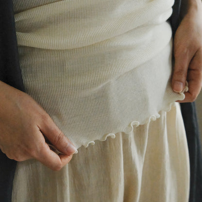me.／merino washable wool タンクトップ