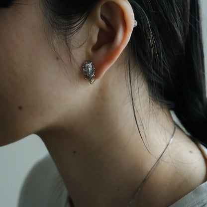 装身具LCF／原石水晶のイヤリング