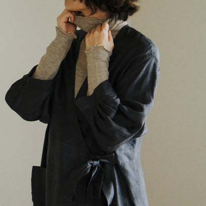 me.／merino washable wool タートルネック