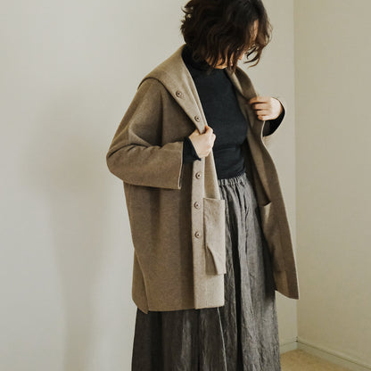 me.／merino washable wool タートルネック