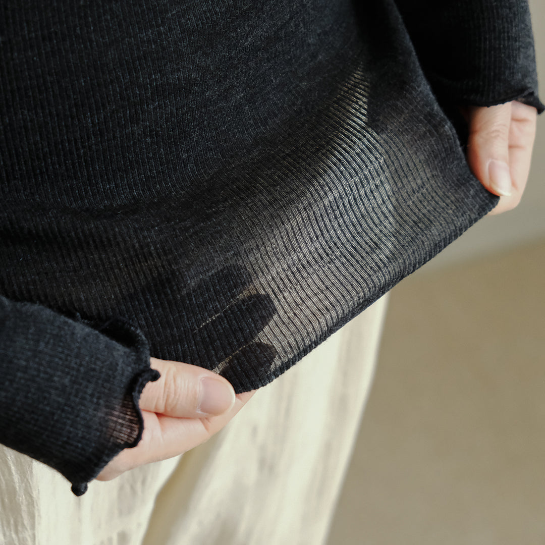 me.／merino washable wool ロングスリーブ