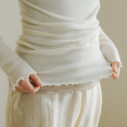 me.／merino washable wool ロングスリーブ