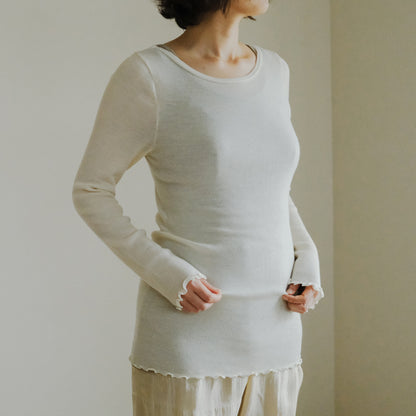 me.／merino washable wool ロングスリーブ
