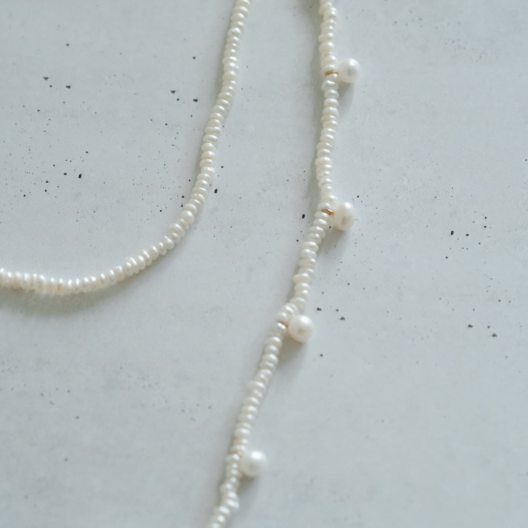shuo'／【受注商品】Mix Pearl Necklace　