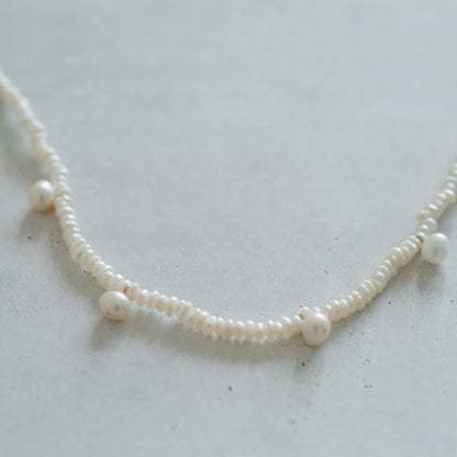 shuo'／【受注商品】Mix Pearl Necklace　