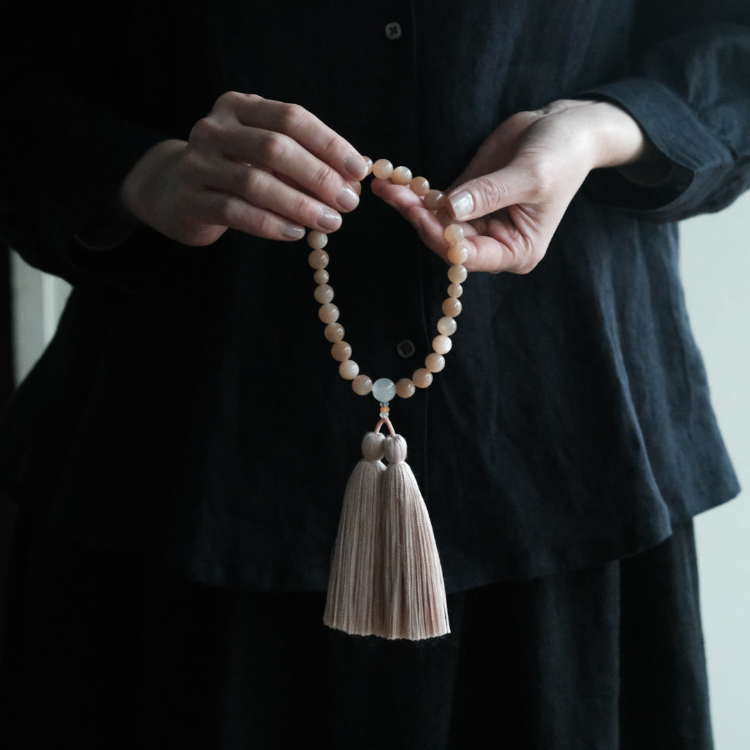 shuo'／Juzu（Orange Moonstone/Large）