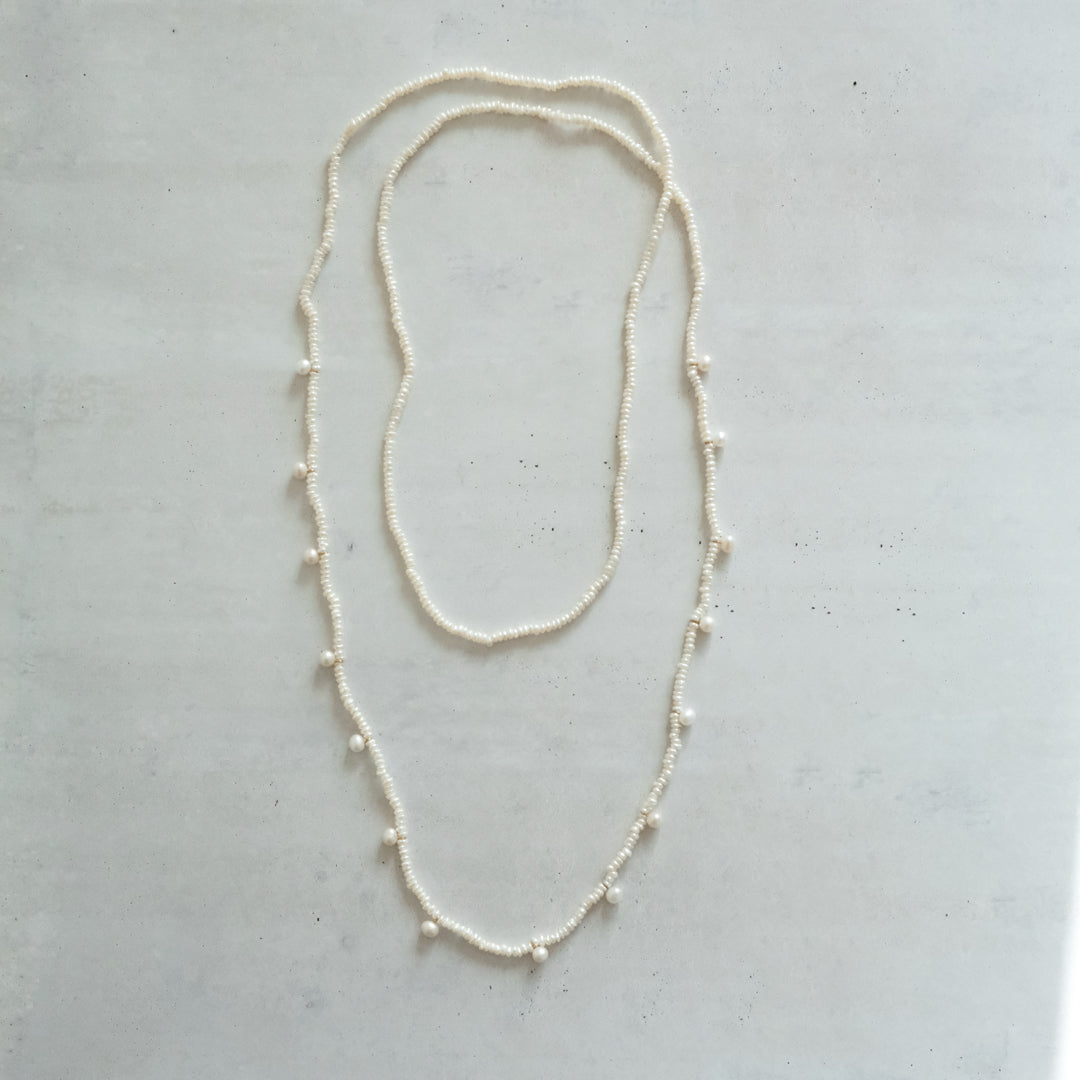 shuo'／【受注商品】Mix Pearl Necklace　