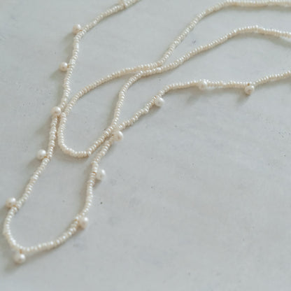 shuo'／【受注商品】Mix Pearl Necklace　