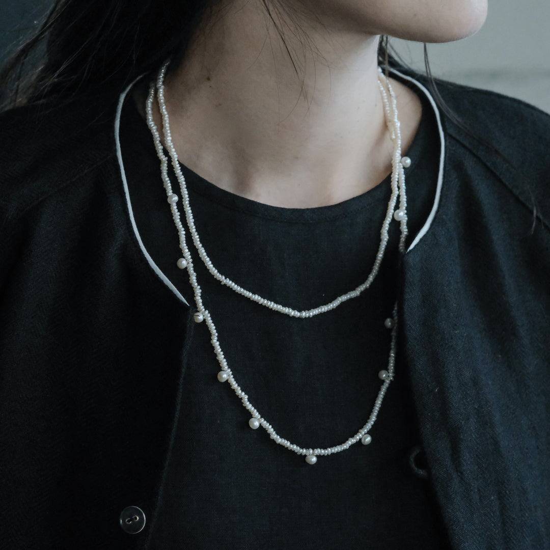 shuo'／【受注商品】Mix Pearl Necklace　