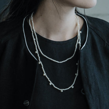 shuo'／【受注商品】Mix Pearl Necklace　