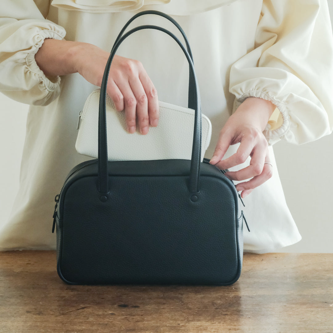 STUDIO LA CAUSE／【受注商品】内縫いラウンドファスナー財布（L）WA075L EM