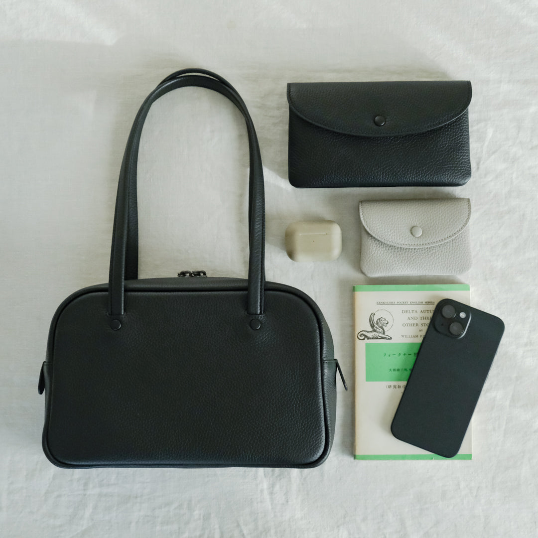 STUDIO LA CAUSE／【受注商品】ロングハンドルボストンBG122 S（LH）EM