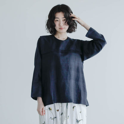 BUNON／Back Button Sailor Blouse（BN4034）
