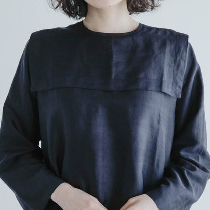 BUNON／Back Button Sailor Blouse（BN4034）
