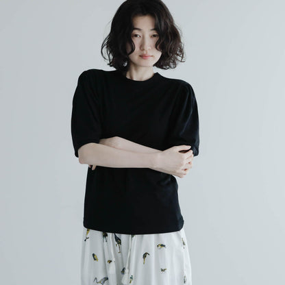 Shida／Puff sleeve t-shirt