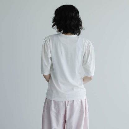 Shida／Puff sleeve t-shirt