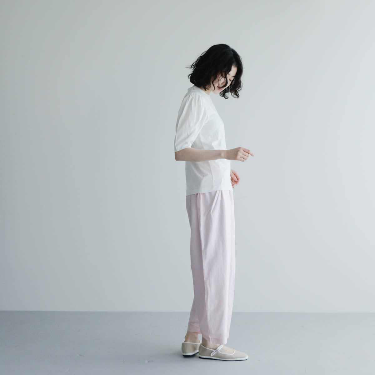 Shida／Puff sleeve t-shirt