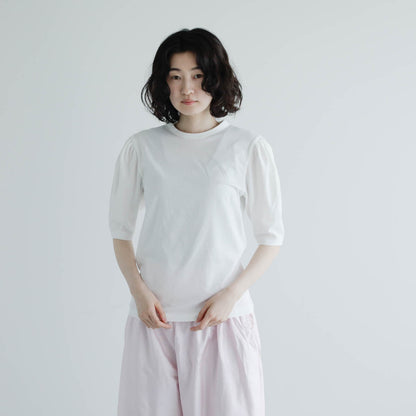 Shida／Puff sleeve t-shirt