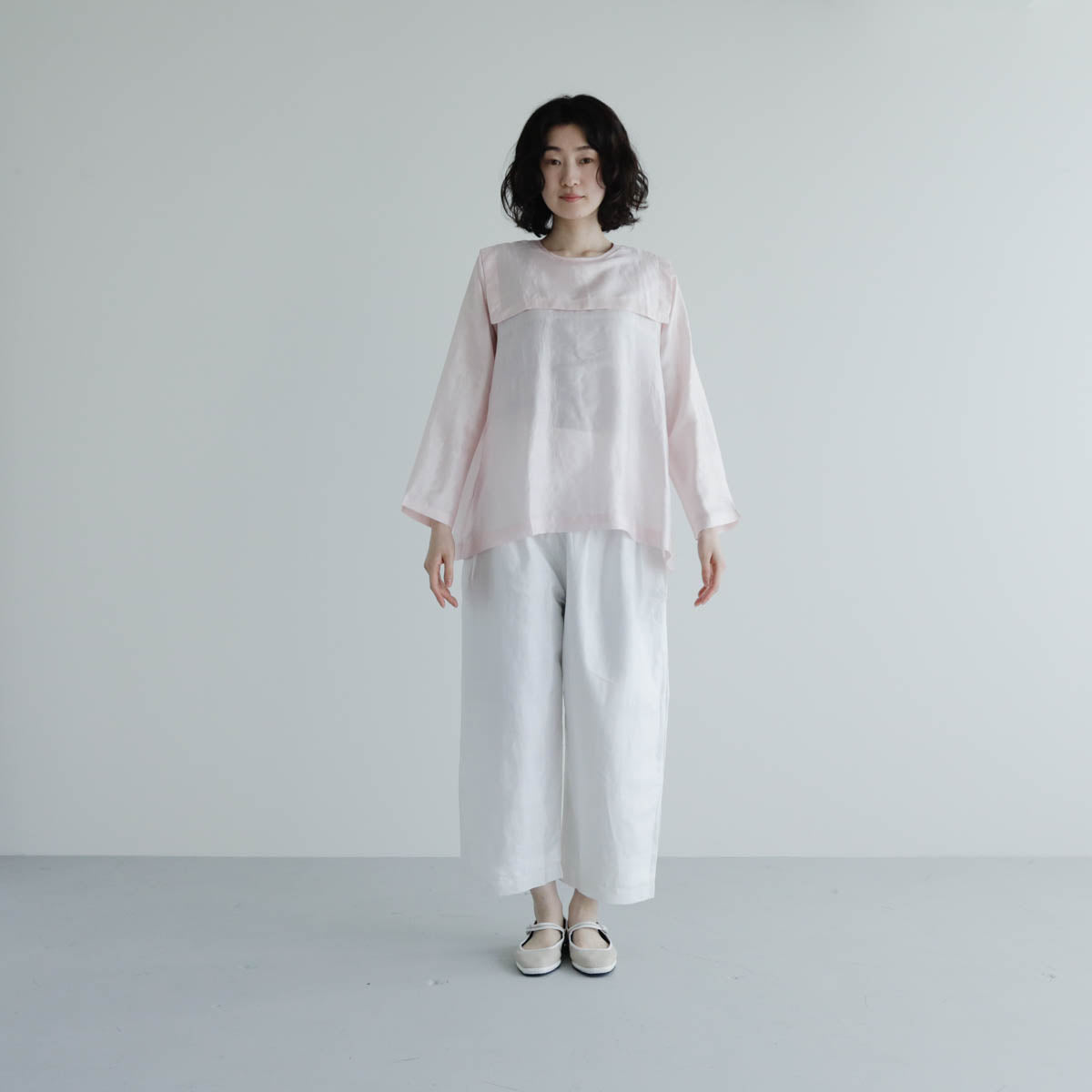 BUNON／Back Button Sailor Blouse（BN4034）