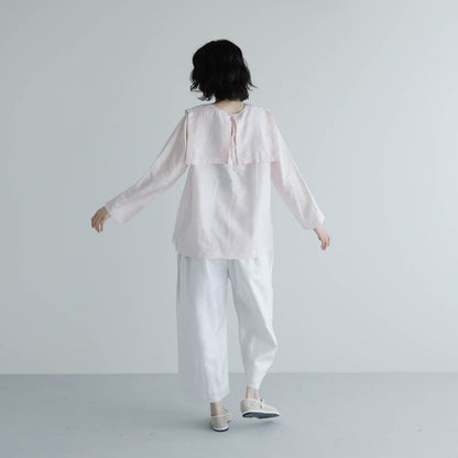 BUNON／Back Button Sailor Blouse（BN4034）