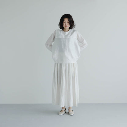 BUNON／Back Button Sailor Blouse（BN4034）