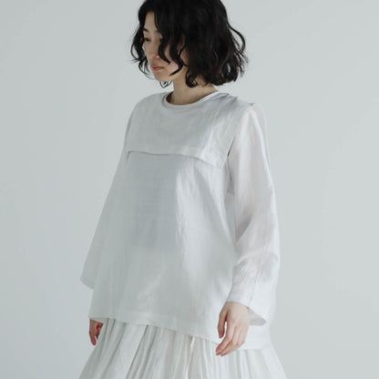 BUNON／Back Button Sailor Blouse（BN4034）