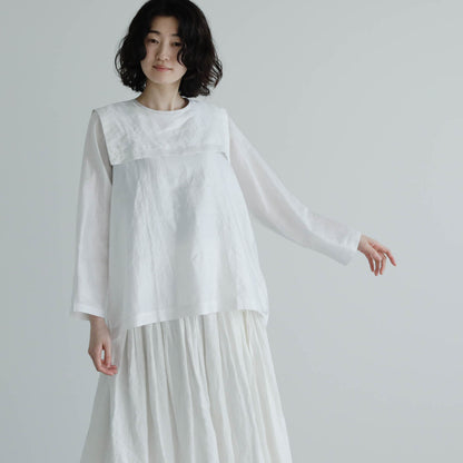 BUNON／Back Button Sailor Blouse（BN4034）
