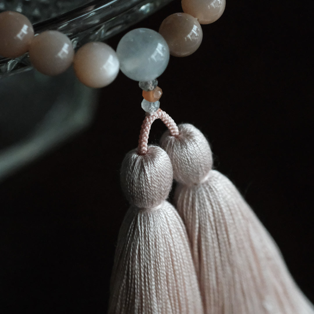 shuo'／Juzu（Orange Moonstone/Large）