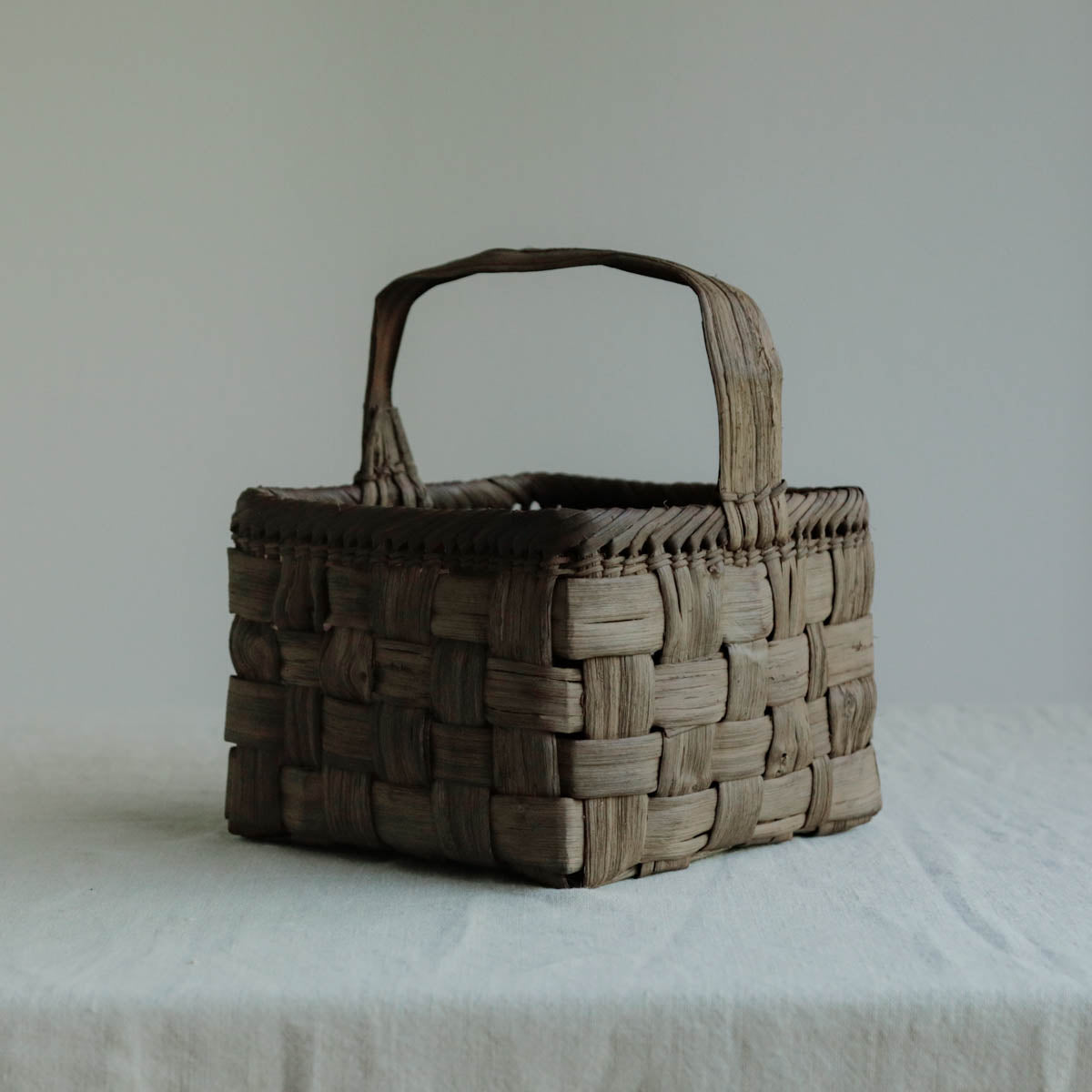 宮本工芸／【受注商品】山ぶどうかご　太巾　ワンハンドル