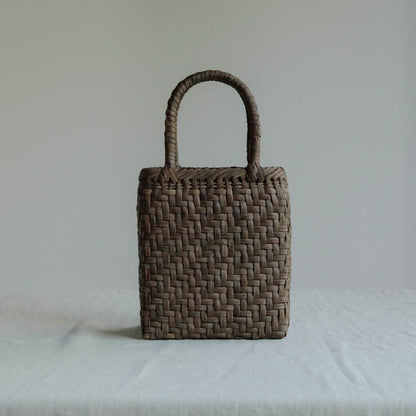 宮本工芸／【受注商品】山ぶどうかご　2.5巾　あじろ編み　特小
