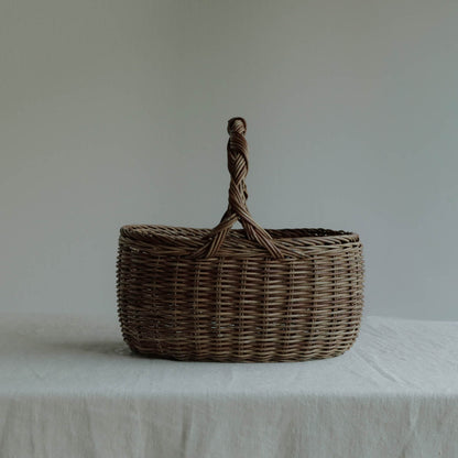 宮本工芸／【受注商品】あけびかご　りんごかご