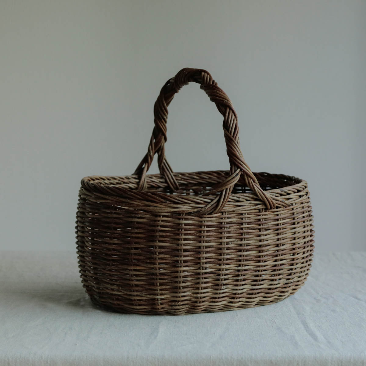 宮本工芸／【受注商品】あけびかご　りんごかご