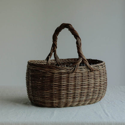 宮本工芸／【受注商品】あけびかご　りんごかご