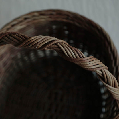宮本工芸／【受注商品】あけびかご　りんごかご