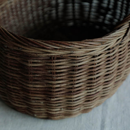 宮本工芸／【受注商品】あけびかご　りんごかご