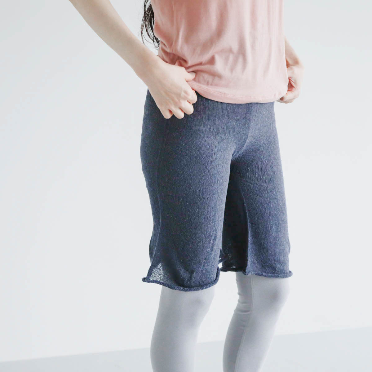 meri ja kuu／シルク4分丈インナーパンツ（mj-4P-HS1）