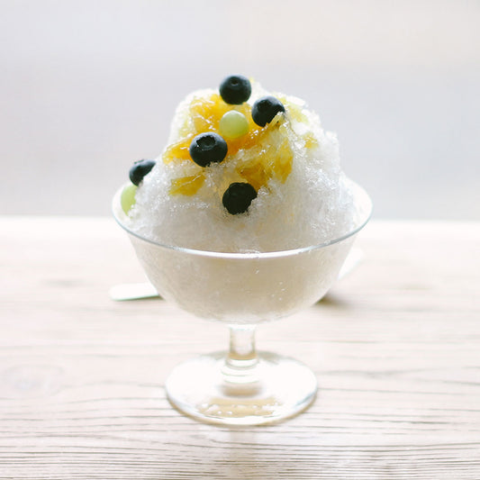 WASHIZUKA GLASS STUDIO × Envelope／ashitsuki dessert glass long