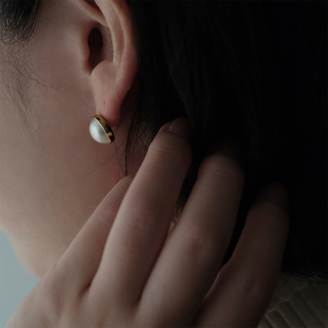 shuo'／【受注商品】Mabe Pearl Pierce