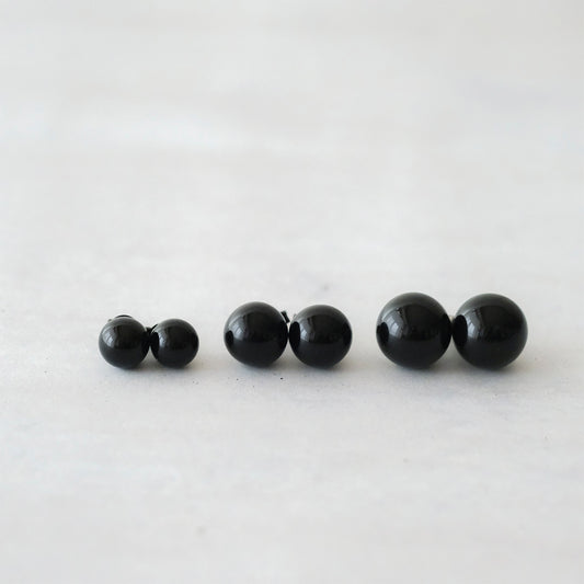 shuo'／Onyx Pierce／ Earring