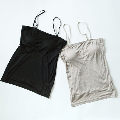 COCOONA SKINWEAR／カップ入りキャミソールⅡアジャスター付き