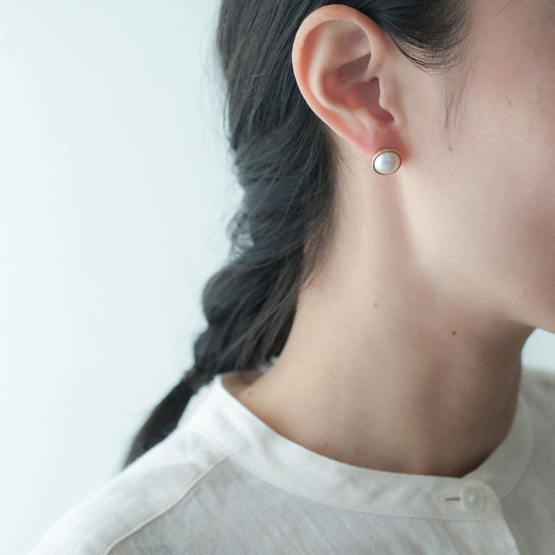 shuo'／【受注商品】Mabe Pearl Pierce