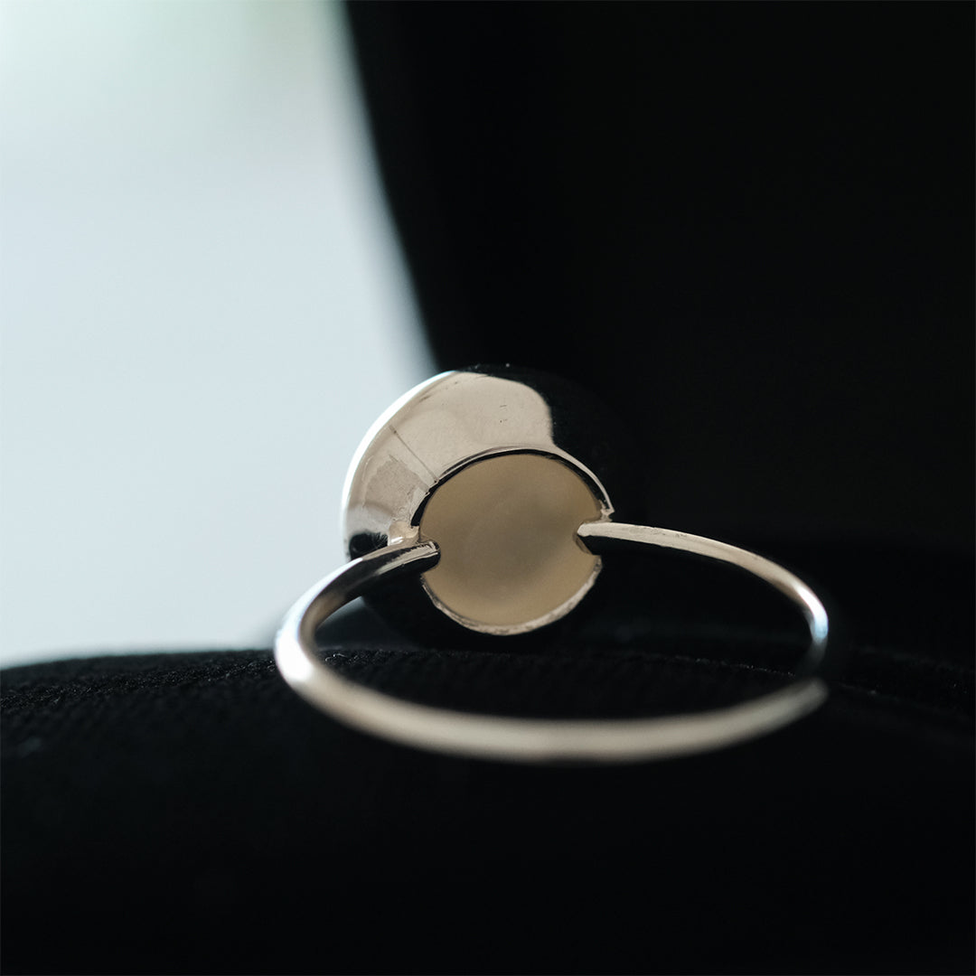 shuo'／Mabe Pearl Ring(プラチナ）
