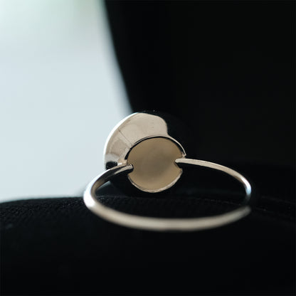 shuo'／Mabe Pearl Ring(プラチナ）