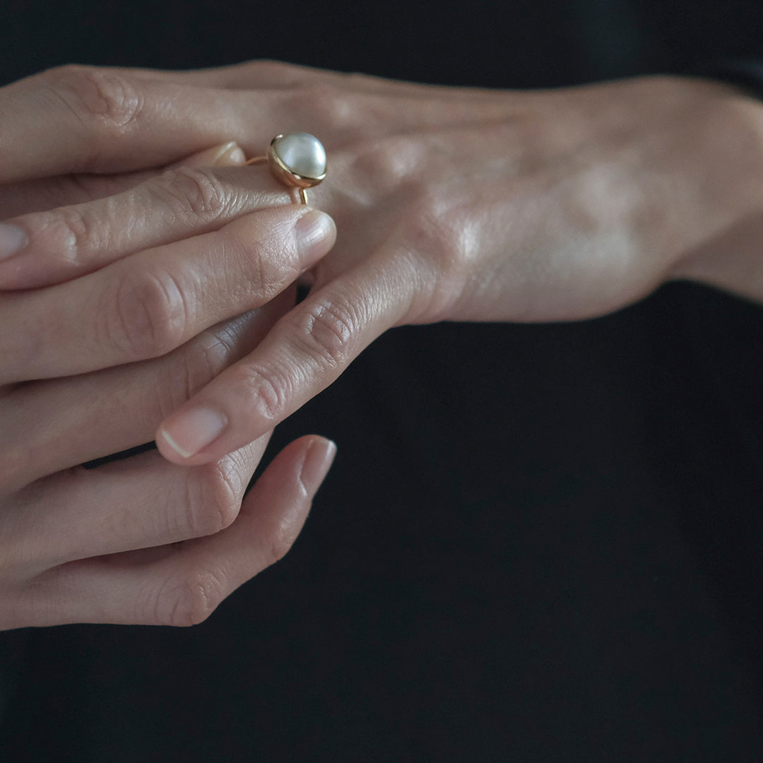 shuo'／【受注商品】Mabe Pearl RIng（7～11号）