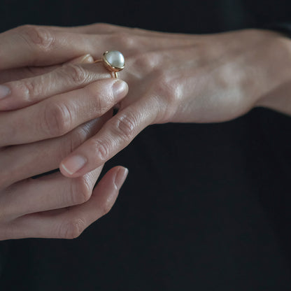 shuo'／【受注商品】Mabe Pearl RIng（7～11号）