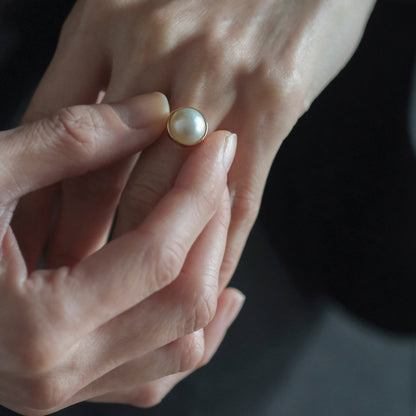 shuo'／【受注商品】Mabe Pearl RIng（7～11号）