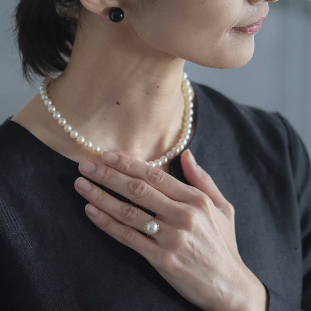 shuo'／【受注商品】Mabe Pearl Pierce