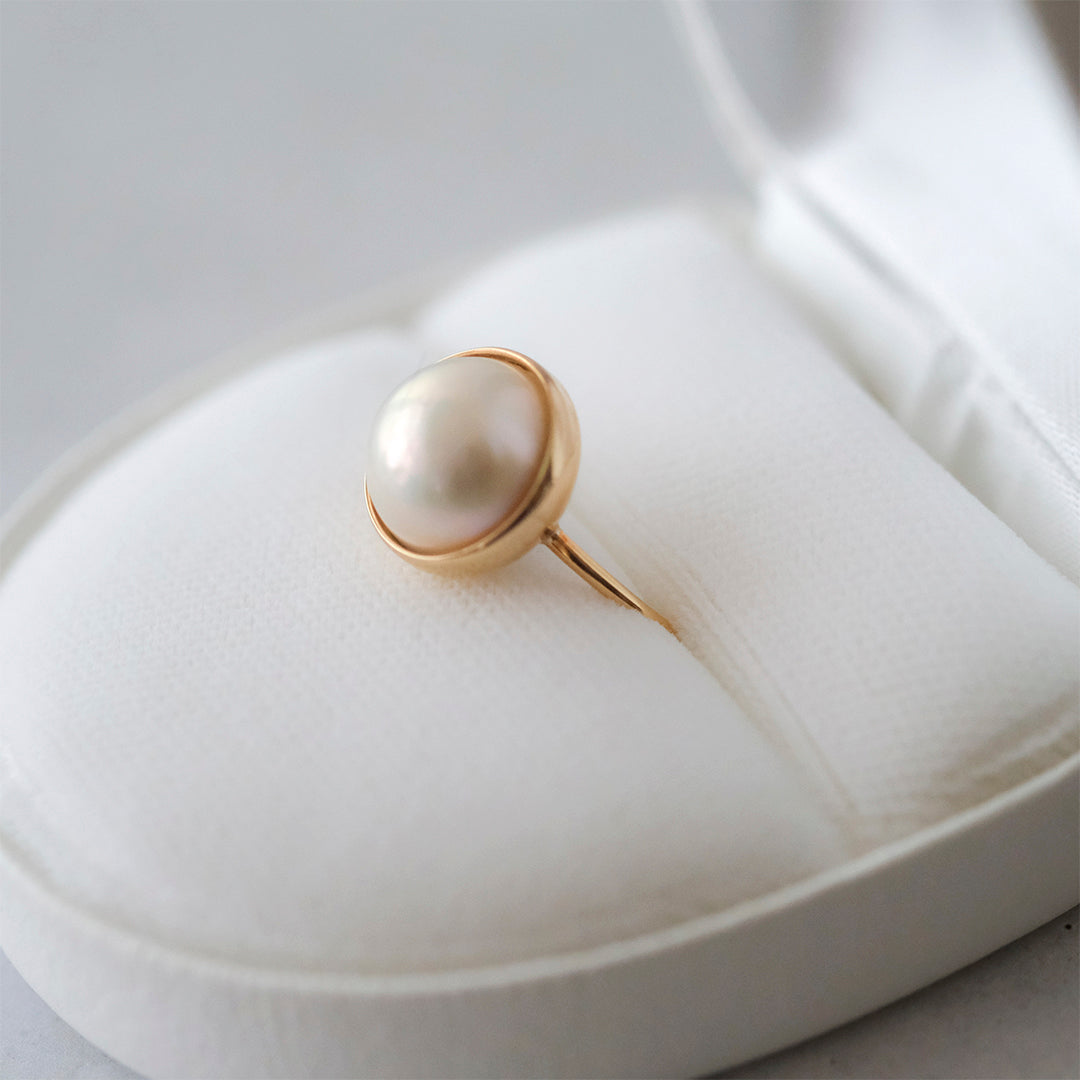 shuo'／【受注商品】Mabe Pearl RIng（7～11号）